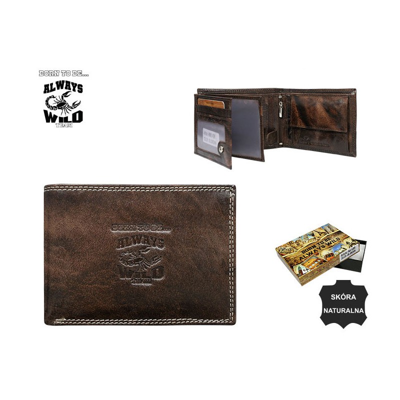 Гаманець чоловічий Always Wild N992-KBR D.BROWN Гаманець чоловічий Always Wild N992-KBR D.BROWN